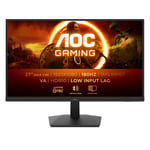 AOC C Gaming 27G15N2 - G1 Series - LED monitor - gaming - 27" - 1920 x 1080 Full HD @ 180 Hz - Fast VA - 300 cd/m² - 3000:1 - HDR10 - 1 ms - HDMI 