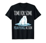 Time For Some Polar Plunge Action Ice Bear T-Shirt