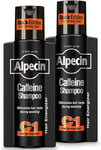 Alpecin Black Mens Shampoo with New Fragrance 2X 250Ml | Hair Growth Shampoo |