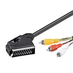 Goobay Scart till 3xRCA 2m