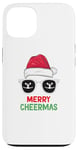 Coque pour iPhone 13 joyeux Cheermas, Pom-pom girl Noël