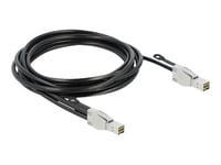 Delock - Sas Ekstern Kabel - Sas 32Gbit/S - Mini Sas Hd (Sff-8674) (Hann) Til Mini Sas Hd (Sff-8674) (Hann) - 3 M