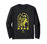 SpongeBob SquarePants Keep The Good Vibe Flowing Spray Paint Long Sleeve T-Shirt