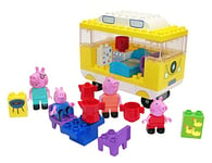 Big - Bloxx Peppa Pig - Camping-car - Set de Construction Briques - 54 pièces - 4 Figurines Incluses - Jouet pour Enfant - Dès 18 Mois - 800057145