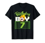 Birthday Boy 7 Years Old Soccer Its My 7th Birthday Boys T-Shirt