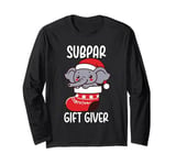 Ugly Christmas Funny White Elephant Gift Subpar Gift Giver Long Sleeve T-Shirt