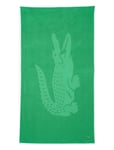 Lsport Beach Towel Home Textiles Bathroom Textiles Towels & Bath Towels Beach Towels Green Lacoste Home