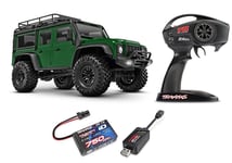 Traxxas 97054-1 TRX-4M Land Rover Defender 4X4 1/18 RTR Batterie Chargeur Vert