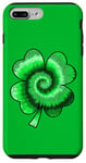 iPhone 7 Plus/8 Plus Lucky Tie-Dye Four Leaf St Saint Patrick's Day Clover Case