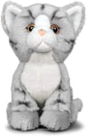 Animigos World of Nature 20cm Plush Tabby Cat Soft Toy