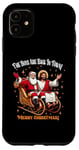 iPhone 11 Jesus And Santa Claus The Boys Are Back In A Town ltsp Case