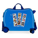 Disney 100 Once Upon a Story Valise Enfant Bleu 50x38x20 cm ABS Rigide Serrure latérale à combinaison 34L 1,8 kg 2 Roues bagage à main