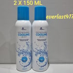 Refreshing Cooling Mist instant cooling spray Body & Face with Vitamin E,2X150Ml