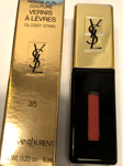 YSL Rouge Pur Couture - Glossy Stain for lips - 35 Pink Radiance