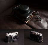 Genuine real Leather Full Camera Case bag for FUJIFILM X100 X100S BLACK