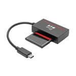 TRIPP LITE USB-C CFast 2.0 Card Reader USB 3.1 Gen 1 SATA III Adapter - Diskkontroller - SATA 6Gb/s - USB 3.1 (Gen 1)