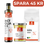 Upgrit Kaffepaket - Ekologiskt (malet) specialkaffe, C8 MCT-olja & ekologiskt ghee