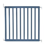 Safetots Simply Secure Barrière de sécurité en Bois, 72 cm - 79 cm, Bleu Azur, Barrière d'escalier en Bois, Barrière de sécurité vissée pour bébé, Élégante et Pratique