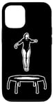 Coque pour iPhone 12/12 Pro Trampoline fille Trampoline filles