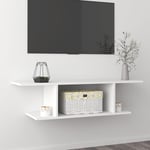 vidaXL væghængt tv-skab 103x30x26,5 cm hvid