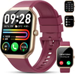 Montre Connect??E Femme Homme, 1.96"" Hd Smartwatch Avec Appel Bluetooth, Ip68 ??Tanche Montre Connectee, 112+ Modes Sportifs, Spo2 Moniteur De Sommeil Cardiofr??Quencem??Tre, Smart Watch Pour Android Ios