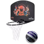 Panneaux de basket Unisexe, Spalding Mini Basketball Set Space Jam, Noir