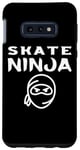 Coque pour Galaxy S10e Skate Ninja Skateboarding Skater Skateboarder Patinage sur glace