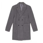 Burton Mens Double-Breasted Overcoat