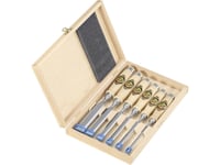 Kirschen Kirschen Firmer Chisel Set 1101 Hk In Wooden Box 1101000