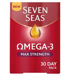 Seven Seas Omega-3 Fish Oil Max Strength with Vitamin D 30 Capsules