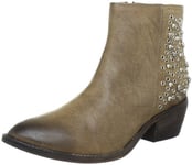 Buffalo London 142087, Boots Femme - Beige (Sand), 39 EU