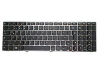 RTDPART Laptop Keyboard For Lenovo Z580 Z580A Z585 Z585A G580 G580A G585 G585A V580 B580 B580A P580 P585 N580 N581 N585 N586 G780 Germany GR MP-10A36DO-686CW V-117020WK2-GR 25201829 With black Frame