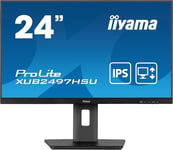 iiyama Moniteur XUB2497HSU-B2-23.8", IPS, 1920 x 1080/100Hz, 1H1DP, Has