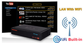 iBRAVEBOX V8 (DVB-S/S2 & IPTV) TV Receiver &Wifi TwinTuner HD Set Top Box Player