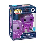 Funko Pop! Artist Series: Marvel Infinity Saga - Object - Thor - Purple - Avengers - Collectable Vinyl Figure - Includes Premium Plastic Protector Display Case - Gift Idea - Official Merchandise