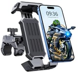 CIRYCASE Support Telephone Velo, [Installation 3S & Anti-Vibration Ultime] Support Telephone Moto, 360° Rotation & Pince de Guidon Robuste Améliorée, Porte Téléphone Vélo pour 4,7-6,8” Smartphones