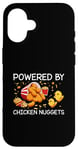 Coque pour iPhone 16 Funny I Love Chicken Nuggets, joli jeu de mots sur le poulet