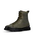 Camper Femme Brutus K400325 Bottine moyenne à lacets Vert foncé 037, 36 (EU)