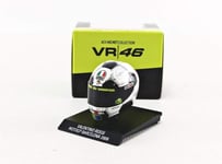 #46 AGV Valentino Rossi MotoGP Barcelona 2008 Diecast Helmet 1/10 Minichamps