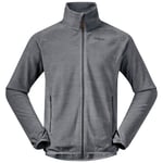 Bergans Bergans Men's Hareid Fleece Jacket Nohood Aluminium S, Aluminium