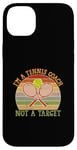 Coque pour iPhone 14 Plus Balle de tennis Pun Tennis I'm a Tennis Coach Not a Target