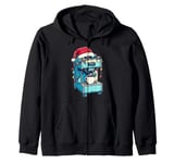 Barista Coffee Lover Coffee Maker Maschine Christmas Xmas Zip Hoodie