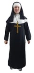 Childs Nun Robes Habit & Cross Clergy Religious Fancy Dress Costume [Age 8-12]