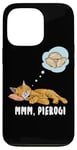 iPhone 13 Pro Cat dreaming about Pierogi Polska Polish Food Mmm Pierogi Case