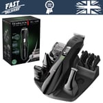 Remington Mens Rechargeable Body Hair Beard Clipper Trimmer Shaver Grooming Kit 