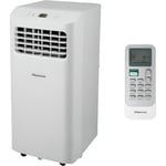 HISENSE - HPAC07V - Climatiseur mobile monobloc - 7000BTU - 2000W - R290 - Déshumidificateur -  Surface traitée 36m² - Blanc