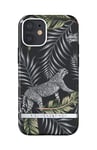 Richmond & Finch Phone Case Compatible with iPhone 12 Mini, Silver Jungle Design, 5.4 Inches, Shockproof, Fully Protective Phone Cover