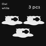 Kurphy 3PCS/SET Owl Shape WebCam Cover Shutter Magnet Slider Plastic Camera Cover For Web Laptop for PC Tablet Privacy