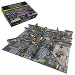 Battle Systems Sci-FI Terrain - Terrain Spatial 3D modulaire de 28 mm - Parfait pour Les Jeux de Guerre et Les Jeux de rôle - Modèles de Construction Multi-Niveaux 3D 40K imprimés en Couleur