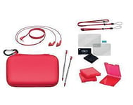 pack SO natural 9 éléments nintendo DS LITE DSI neuf etui chargeur rouge